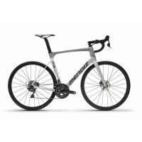 Bicicleta mendiz F9SB.06 Blanco-plata mate letras grafito