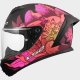 CASCO LS2 INTEGRAL FF820 RAPID III POPPIES NEGRO-ROSA