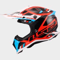 CASCO LS2 MOTOCROSS MX700 SUBVERTER STOMP ROJO-BLANCO