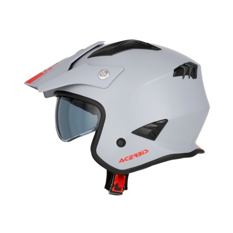 CASCO ACERBIS TRIAL ARIA 06 GRIS BRILLO