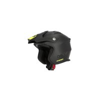 CASCO ACERBIS TRIAL ARIA 06 NEGRO MATE-AMARILLO