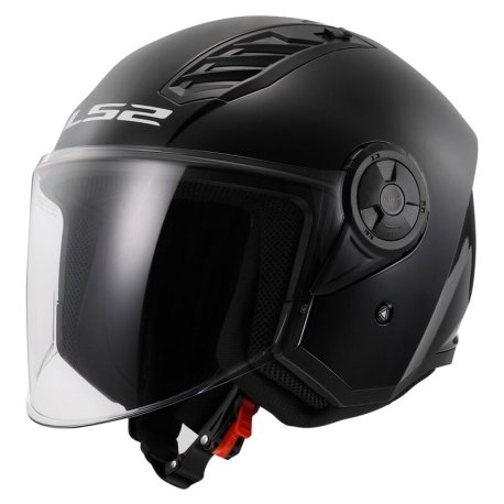 CASCO LS2 OF616 AIRFLOW II NEGRO BRILLO