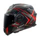 CASCO LS2 MODULAR FF901 ADVANT X C FUTURE II CARBONO negro-rojo