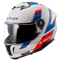 CASCO LS2 FF808 STREAM II VINTAGE BLANCO-AZUL-ROJO