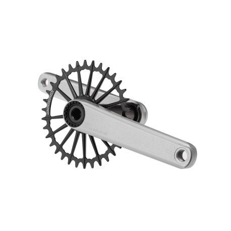 BIELAS GARBARUK XC CRANKSET (175MM, BIELA PLATA, CIERRE BLACK) ENTREGA MAYO
