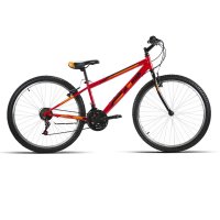 BICICLETA 24" MTB NIÑO ACERO ECO "B300" ROJO