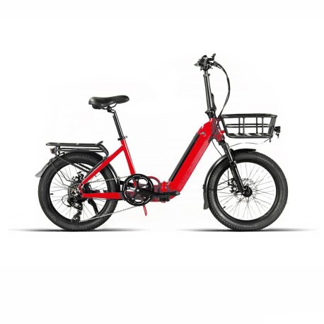 E-BIKE PLEGABLE JL-WENTI 20" 7VEL "MOD MOVE" ROJA