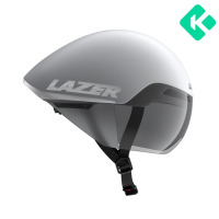 casco lazer Victor KC Matte White Silver talla M-L