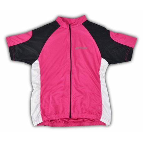 MAILLOT CORTO "JL WENTI" EN ROSA/NEGRO