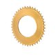 PLATO GARBARUK ROAD THREAD MOUNT CHAINRING FOR RED XPLR AXS POWER METER (REDONDO, 42T, GOLD) SPIDER MOUNT
