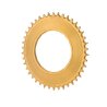 PLATO GARBARUK ROAD THREAD MOUNT CHAINRING FOR RED XPLR AXS POWER METER (REDONDO, 42T, GOLD) SPIDER MOUNT