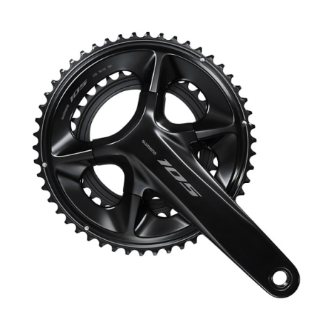 Jgo bielas SHIMANO 105 FC-R7100 HOLLOWTECH II 12 velocid 165,0 mm 50-34D Negro Sin piezas de pedalier Sin CG