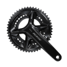 Jgo bielas SHIMANO 105 FC-R7100 HOLLOWTECH II 12 velocid 165,0 mm 50-34D Negro Sin piezas de pedalier Sin CG