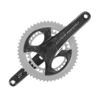 BIELAS SUPER RECORD WIRELESS CARBONO QCK-TECH TI 2X 13V - 170 MM, NEGRO