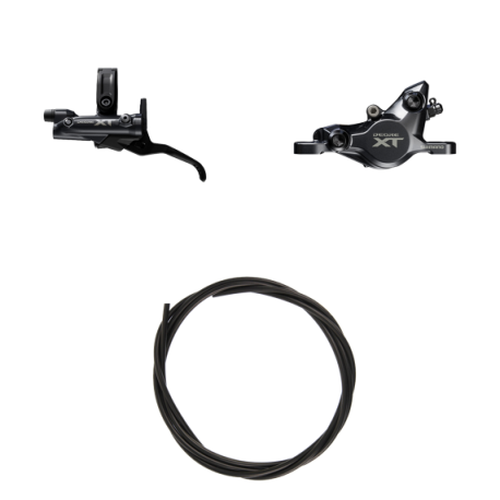 EN STOCK JGO FRENO Shimano deore XT BRM8200JTBLM8200 Izquierdo /delantero Resina sin aleta Sin adaptador 1000 (negro)