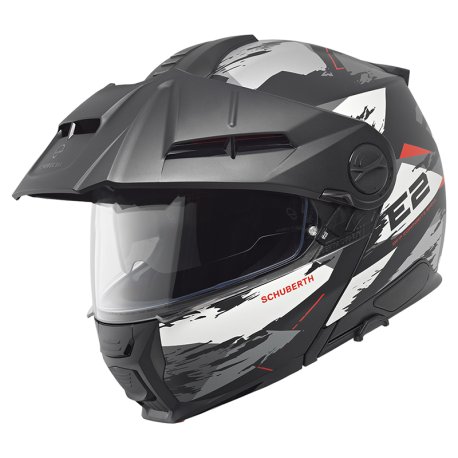 casco schuberth E2 TRAIL GRIS MATE