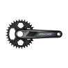 Juego de bielas shimano deore FC-M6120-1 2-PIECE CRANKSET 12 velocid 175,0 mm 32D Color de serie Sin piezas de pedalier Sin CG