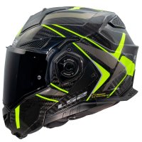 Casco LS2 Modular FF901 Advant X C Future II Carbono-Amarillo