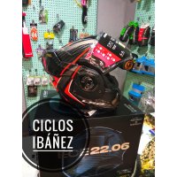 Casco LS2 Modular FF901 Advant X C Future II Carbono negro-rojo