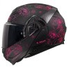 Casco LS2 Modular FF910 Advant II Sophia negro-rosa talla M