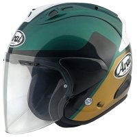 Casco jet ARAI SZ-R EVO Frost Legantelic verde