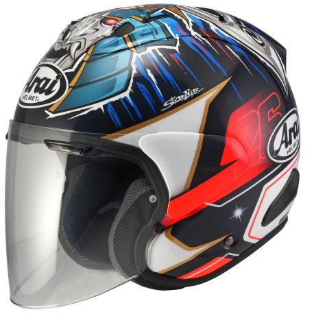 Casco ARAI SZ-R EVO Pedrosa Shogun talla XL