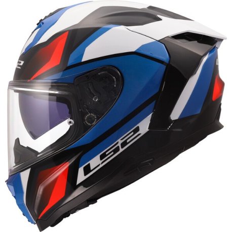 CASCO LS2 INTEGRAL FF817 CHALLENGER II VIPER BLANCO-AZUL