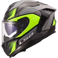 CASCO LS2 INTEGRAL FF817 CHALLENGER II VIPER GRIS-AMARILLO