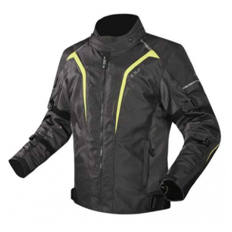 CAZADORA LS2 SEPANG NEGRO-AMARILLO