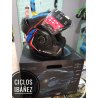 Casco LS2 Modular FF901 Advant X C Future II Carbono Negro-azul-rojo