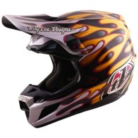 Casco TROY LEE DESIGNS SE5 Carbon Mips - Overspray negro/oro