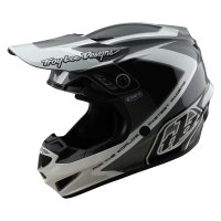Casco TROY LEE DESIGNS GP Shutter Gris/Blanco