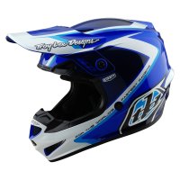 Casco TROY LEE DESIGNS GP Shutter Azul/Blanco