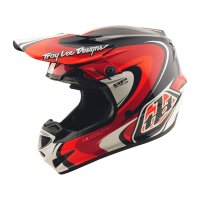 Casco TROY LEE DESIGNS GP Pro Crossover Navy/Rojo