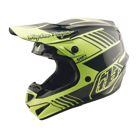 Casco TROY LEE DESIGNS GP Pro Segment Amarillo
