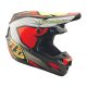 Casco TROY LEE DESIGNS SE5 Composite Stripes Negro/Rojo neón