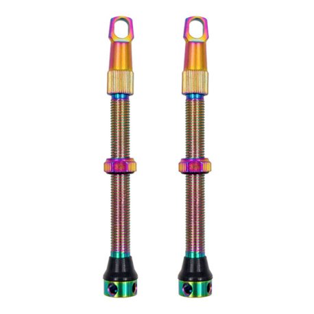 VALVULAS ALUMINIO F/V 60MM (PAR) COLOR OIL Dr.Bike