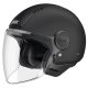 casco jet SMK LAMINAR NEGRO MATE (MA200)