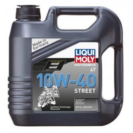Aceite de motor LIQUI MOLY HC Sintético 4T 10W-40 Street - Garrafa 4L