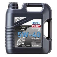 Aceite de motor LIQUI MOLY HC Sintético 4T 5W-40 Street Garrafa 4L
