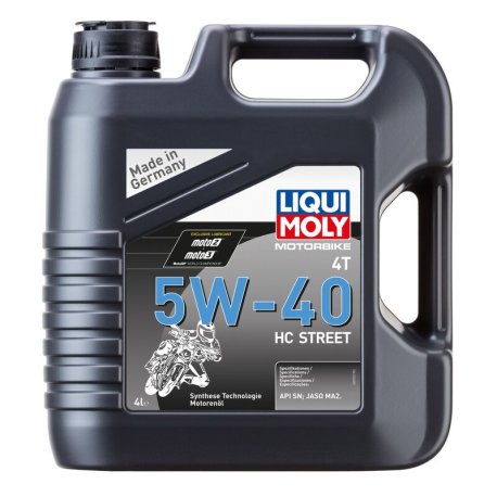 Aceite de motor LIQUI MOLY HC Sintético 4T 5W-40 Street Garrafa 4L