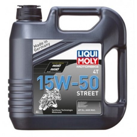 Aceite de motor LIQUI MOLY HC Sintético 4T 15W-50 Street Garrafa 4L