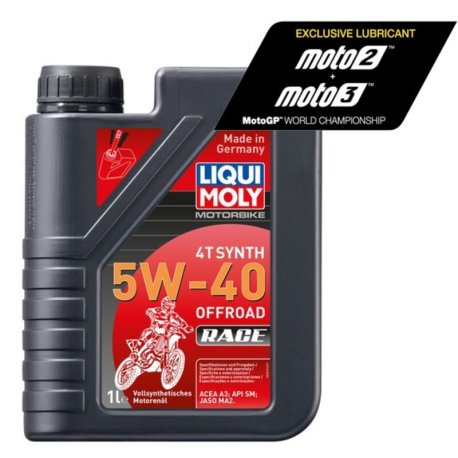 Aceite de motor LIQUI MOLY Sintético 4T 5W-40 Off-Road Race Botella 1L