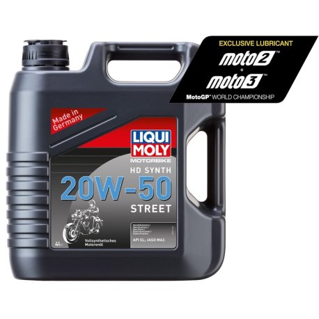 Aceite de motor LIQUI MOLY Sintético 4T 20W-50 HD V-Twin Garrafa 4L
