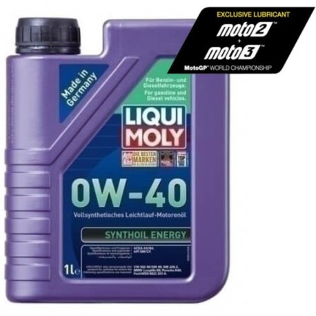 Aceite de motor LIQUI MOLY Sintético 4T 0W-40 Synthoil Energy Botella 1L