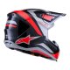 casco alpinestars S-M7 Rise negro-rojo