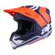 casco alpinestars S-M7 Core orange-blue
