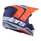 casco alpinestars S-M7 Core orange-blue
