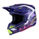 casco alpinestars sm7 deed morado-rosa