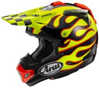 Casco ARAI MX-V EVO Flame Yellow CONSULTANOS PROMOCIONES MEJOR PRECIO GARANTIZADO